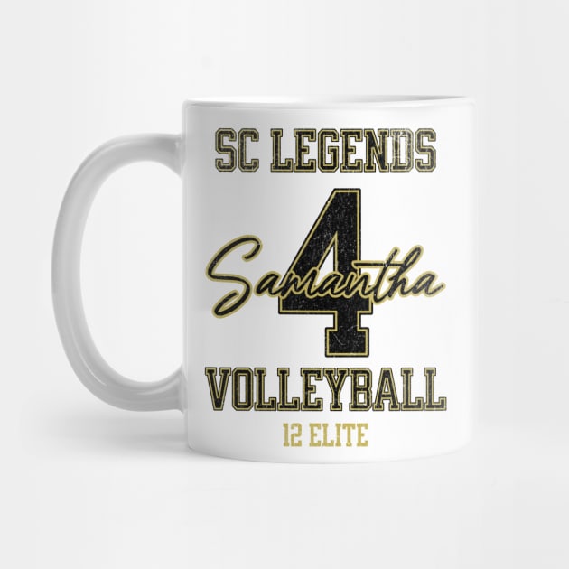 Samantha #4 SC Legends (12 Elite) - White by SC Legends Merch